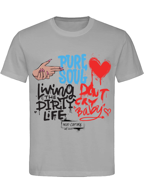 Classic Unisex T-Shirt "Living the dirty life"