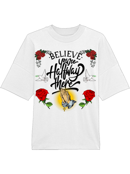 Oversized Unisex Premium T-Shirt "Believe."