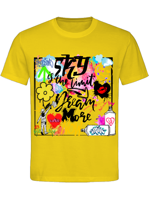 Classic Unisex T-Shirt "Sky Is The Limit"