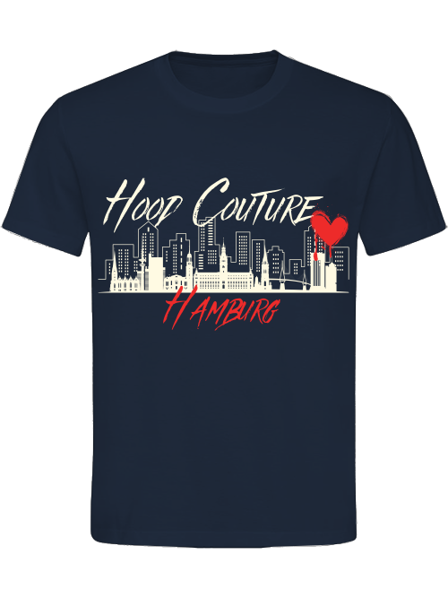 Classic Unisex T-Shirt "Hood Couture Hamburg By Night"