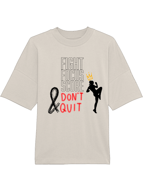 Oversized Unisex Premium T-Shirt "Fight.Focus.Score. Women"