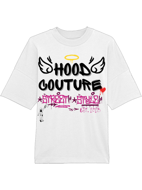 Oversized Unisex Premium T-Shirt "Hood Angel"