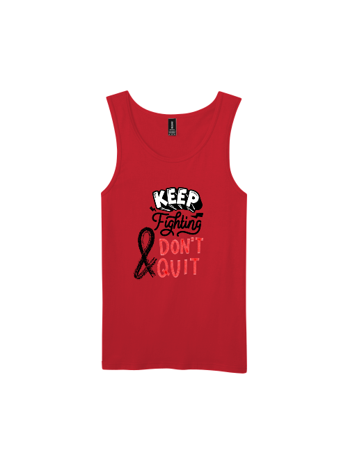 Premium Softstyle Tank Top Men "Keep Fighting"