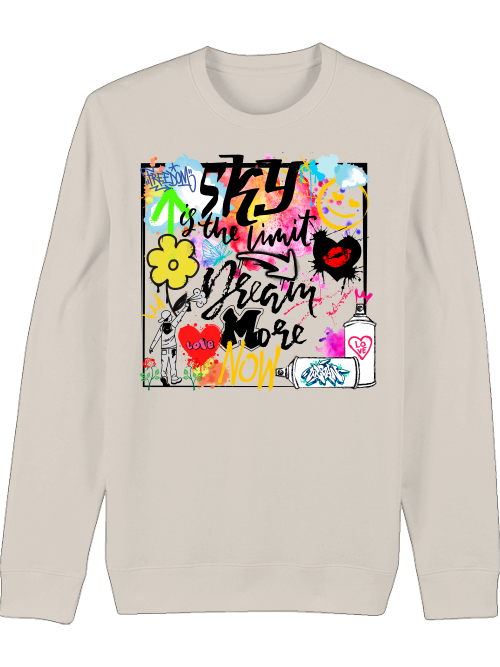 Premium Unisex Crew Neck Sweatshirt "Sky Is The Limit"