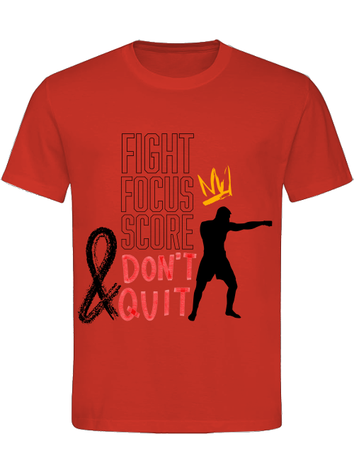Classic Unisex T-Shirt "Fight.Focus.Score.Men"