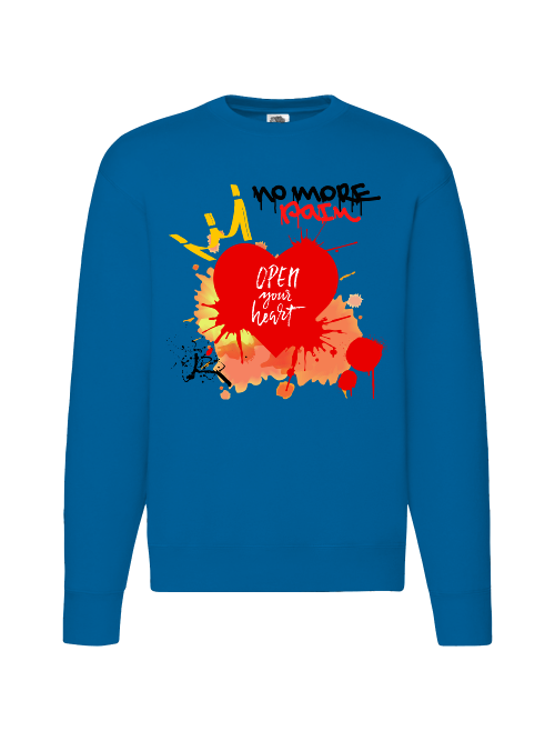 Premium Unisex Crew Neck Sweater Modell 2 "No More Pain"