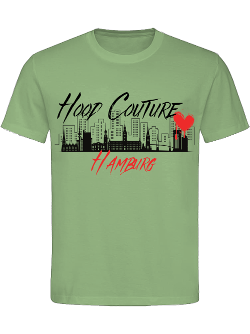 Classic Unisex T-Shirt "Hood Couture Hamburg rot"