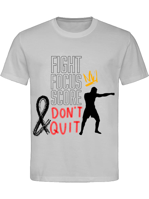 Classic Unisex T-Shirt "Fight.Focus.Score.Men"