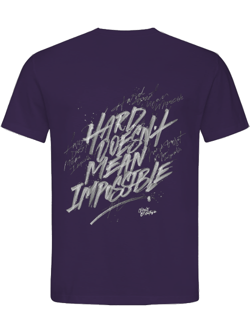 Classic Unisex T-Shirt "Hard doesn´t mean impossible"
