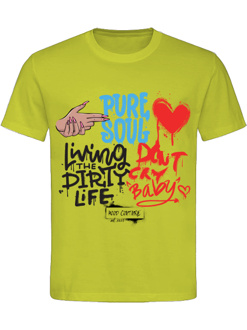 Classic Unisex T-Shirt "Living the dirty life"