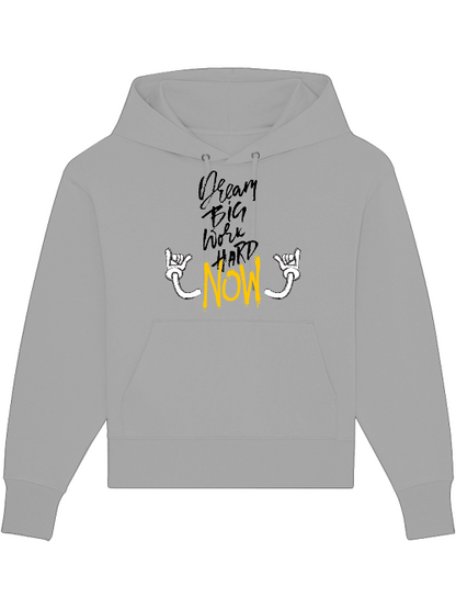 Premium Heavy Cotton Unisex Hoodie "Dream Big Work Hard"