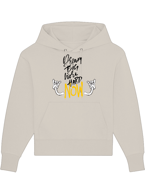 Premium Heavy Cotton Unisex Hoodie "Dream Big Work Hard"