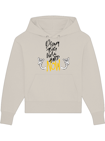 Premium Heavy Cotton Unisex Hoodie "Dream Big Work Hard"