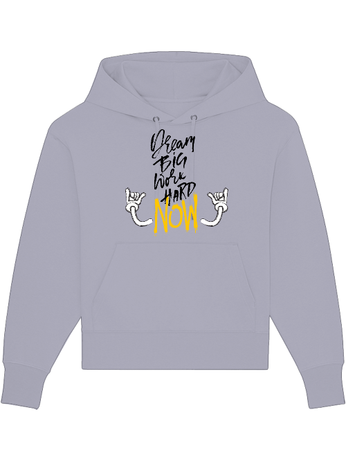 Premium Heavy Cotton Unisex Hoodie "Dream Big Work Hard"