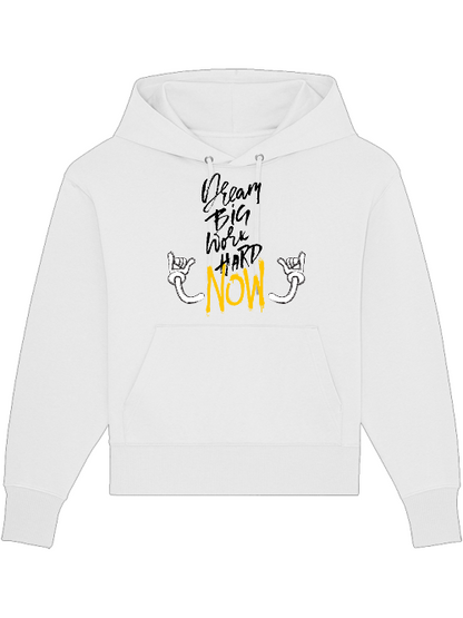Premium Heavy Cotton Unisex Hoodie "Dream Big Work Hard"