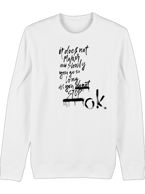 Premium Unisex Crew Neck Sweatshirt "Don´t Stop"