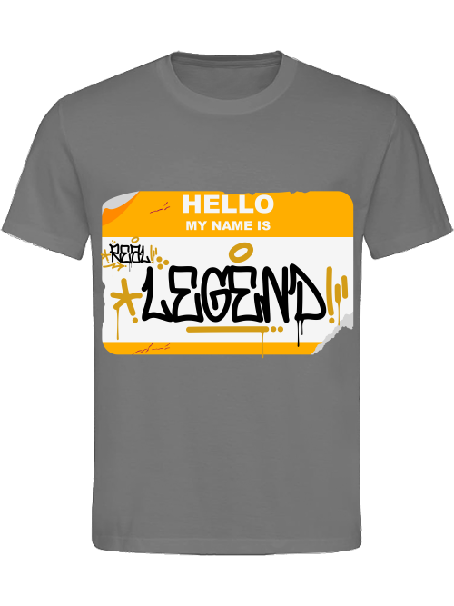 Classic Unisex T-Shirt "Hello My Name Is Legend"
