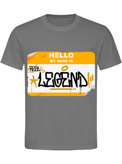 Classic Unisex T-Shirt "Hello My Name Is Legend"
