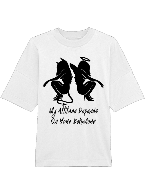 Oversized Unisex Premium T-Shirt "My Attitude"