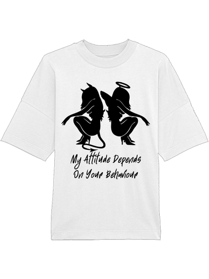 Oversized Unisex Premium T-Shirt "My Attitude"