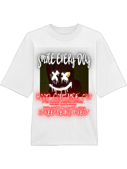 Oversized Unisex Premium T-Shirt "smile every day original hell"