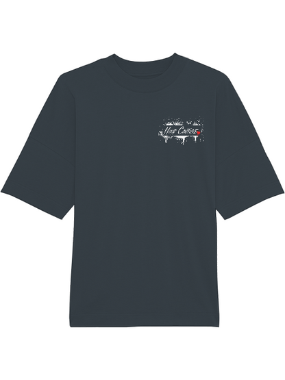 Oversized Unisex Premium T-Shirt "smile.original.backprint"