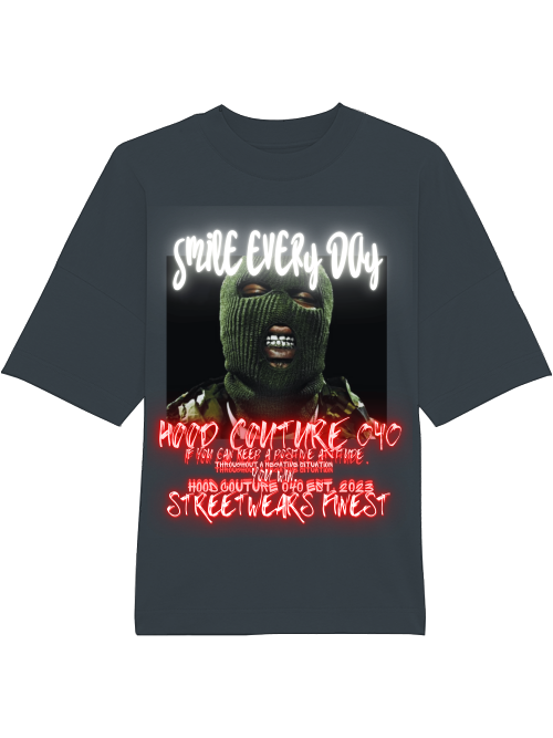 Oversized Unisex Premium T-Shirt "smile.skimask1"