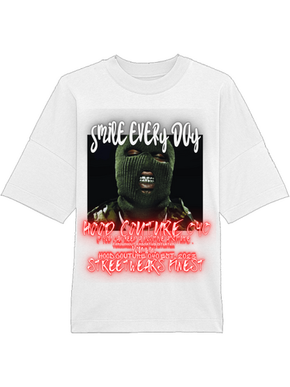 Oversized Unisex Premium T-Shirt "smile.skimask1.1"