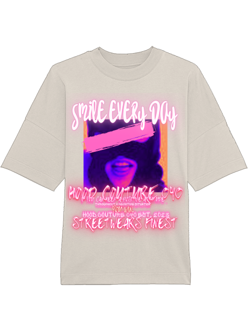 Oversized Unisex Premium T-Shirt "smile.female1"