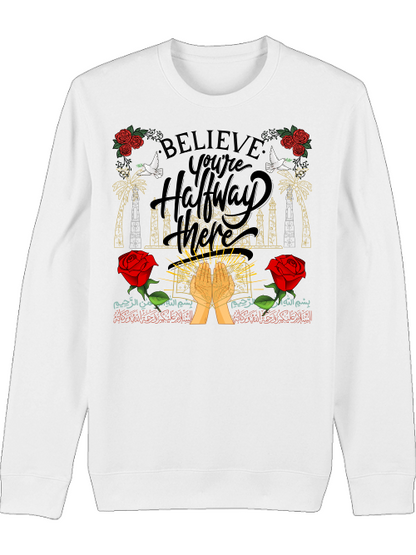 Premium Unisex Crew Neck Sweatshirt "Believe"
