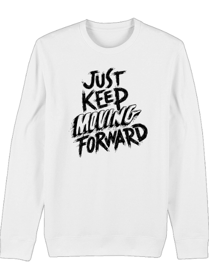 Premium Unisex Crew Neck Sweatshirt "Keep Moving Forward"