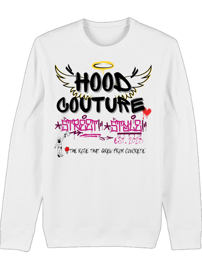 Premium Unisex Crew Neck Sweatshirt "Hood Angel"