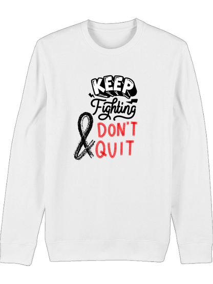 Premium Unisex Crew Neck Sweatshirt "Keep Fighting"