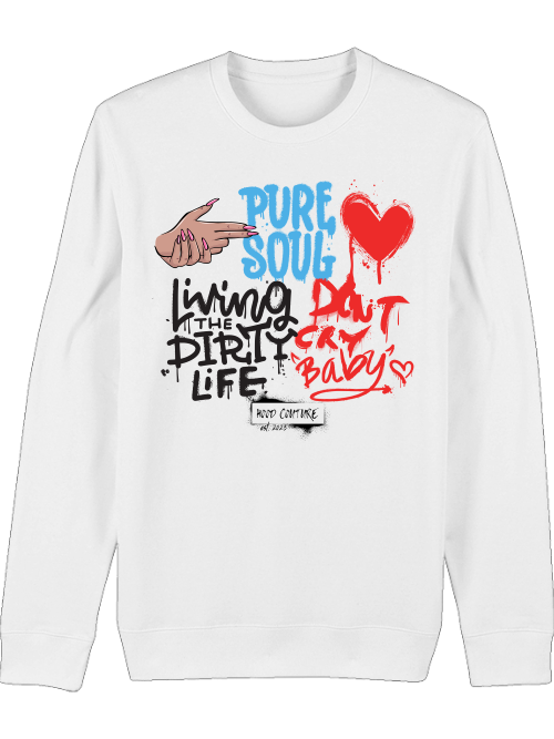 Premium Unisex Crew Neck Sweatshirt "Living The Dirty Life"
