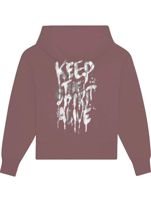 Pumpcover Heavy Cotton Hoodie "Keep The Spirit Alive"