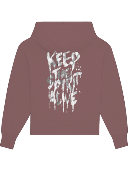 Pumpcover Heavy Cotton Hoodie "Keep The Spirit Alive"