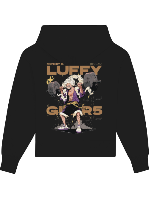 Premium Heavy Cotton Hoodie "Gear5" dunkel