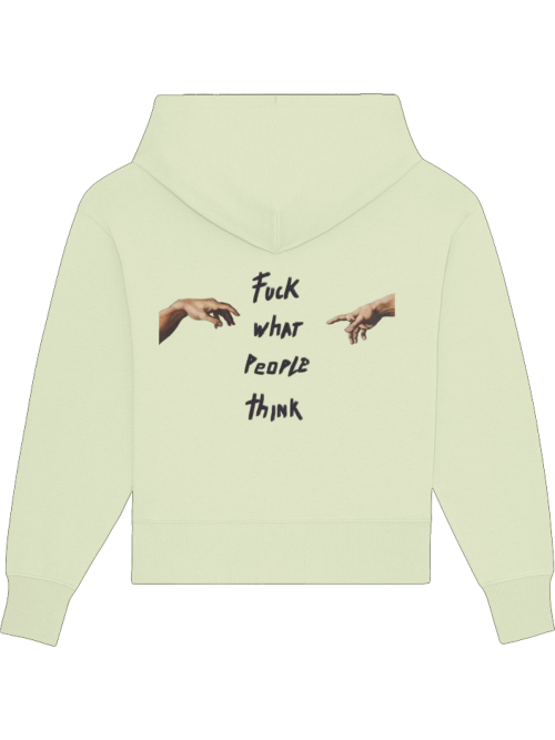 Premium Heavy Cotton Hoodie "Fuck What People Think"