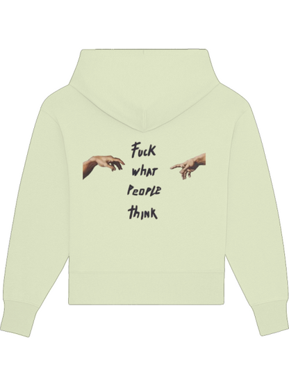 Premium Heavy Cotton Hoodie "Fuck What People Think"