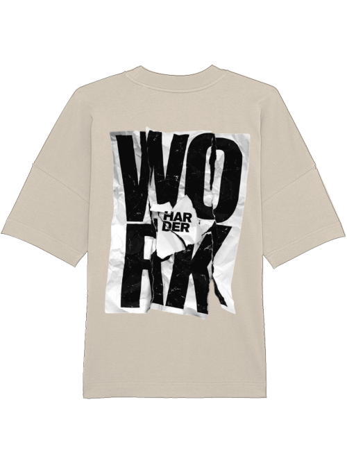 Pumpcover Unisex "Work harder"
