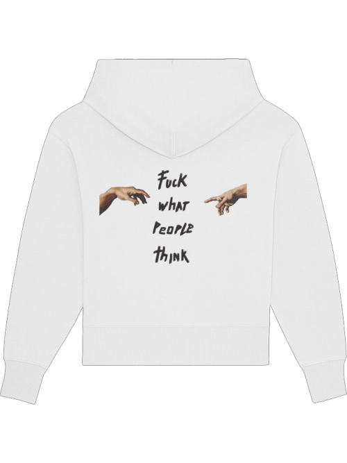 Premium Heavy Cotton Hoodie "Fuck What People Think"