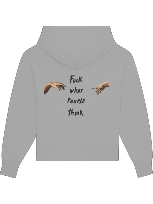 Premium Heavy Cotton Hoodie "Fuck What People Think"