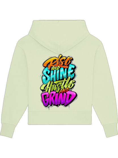 Premium Heavy Cotton Hoodie "Hustle & Grind" hell