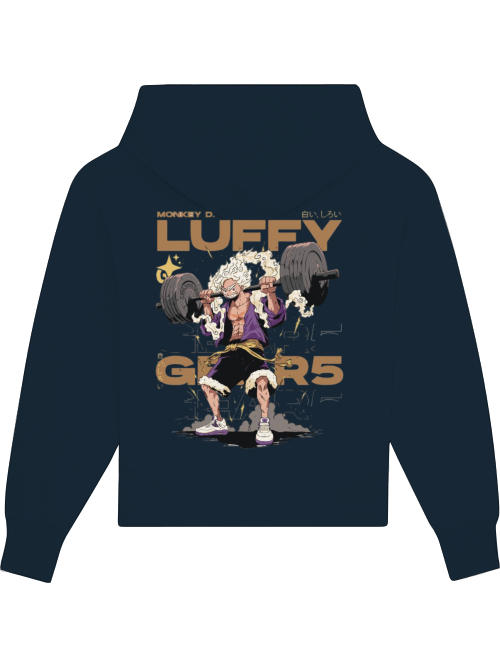 Premium Heavy Cotton Hoodie "Gear5" dunkel