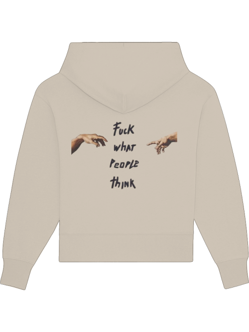 Premium Heavy Cotton Hoodie "Fuck What People Think"