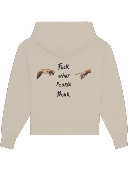 Premium Heavy Cotton Hoodie "Fuck What People Think"