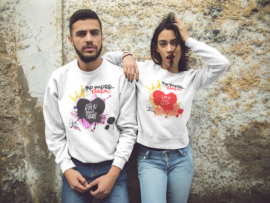 Premium Unisex Crew Neck Sweatshirt "No.More.Pain"