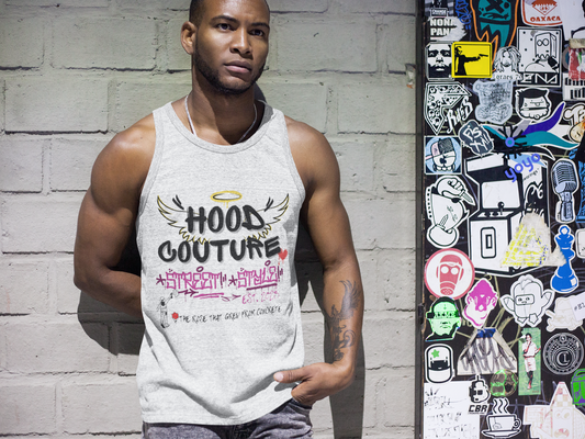 Premium Softstyle Tank Top Men "Hood Angel The Rose"