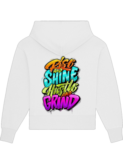 Premium Heavy Cotton Hoodie "Hustle & Grind" hell