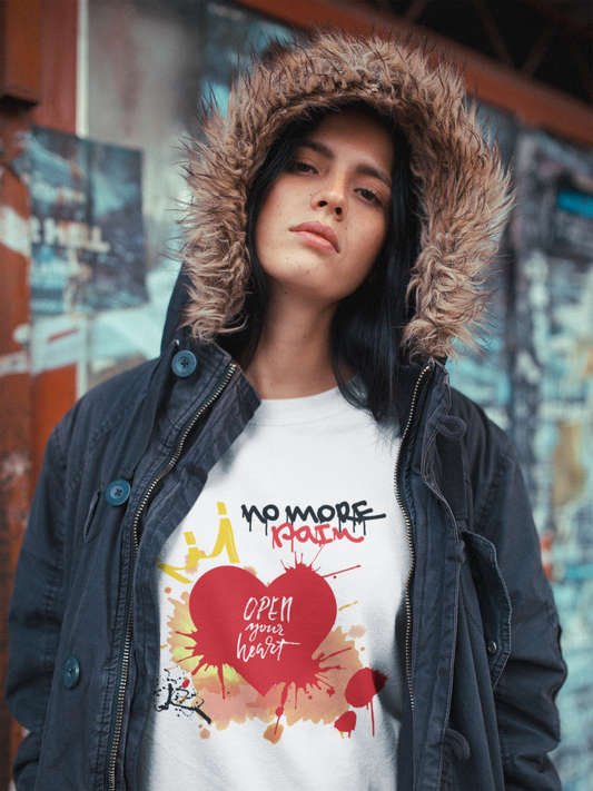 Premium Unisex Crew Neck Sweater Modell 2 "No More Pain"